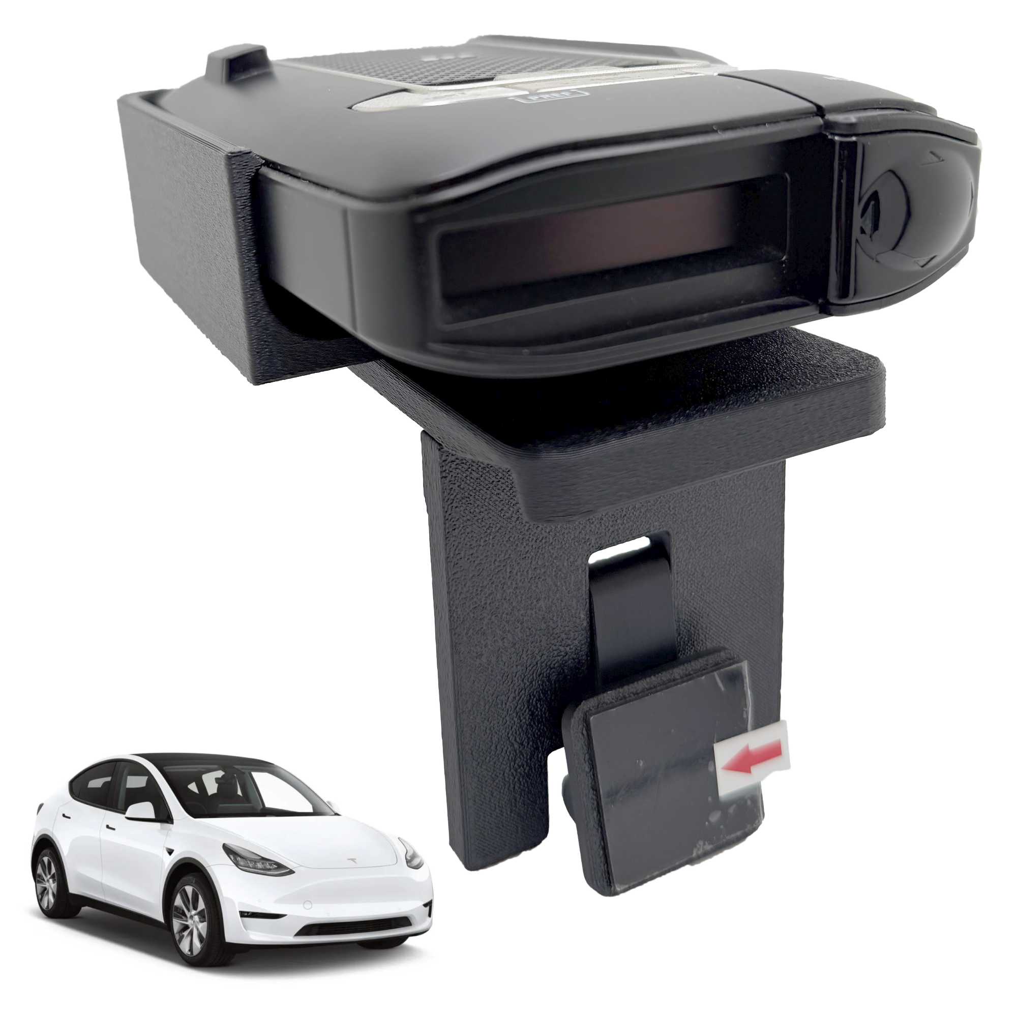 photo of Bartallama3D™ Radar Holder for Escort Max 360 compatible with Tesla Vehicles
