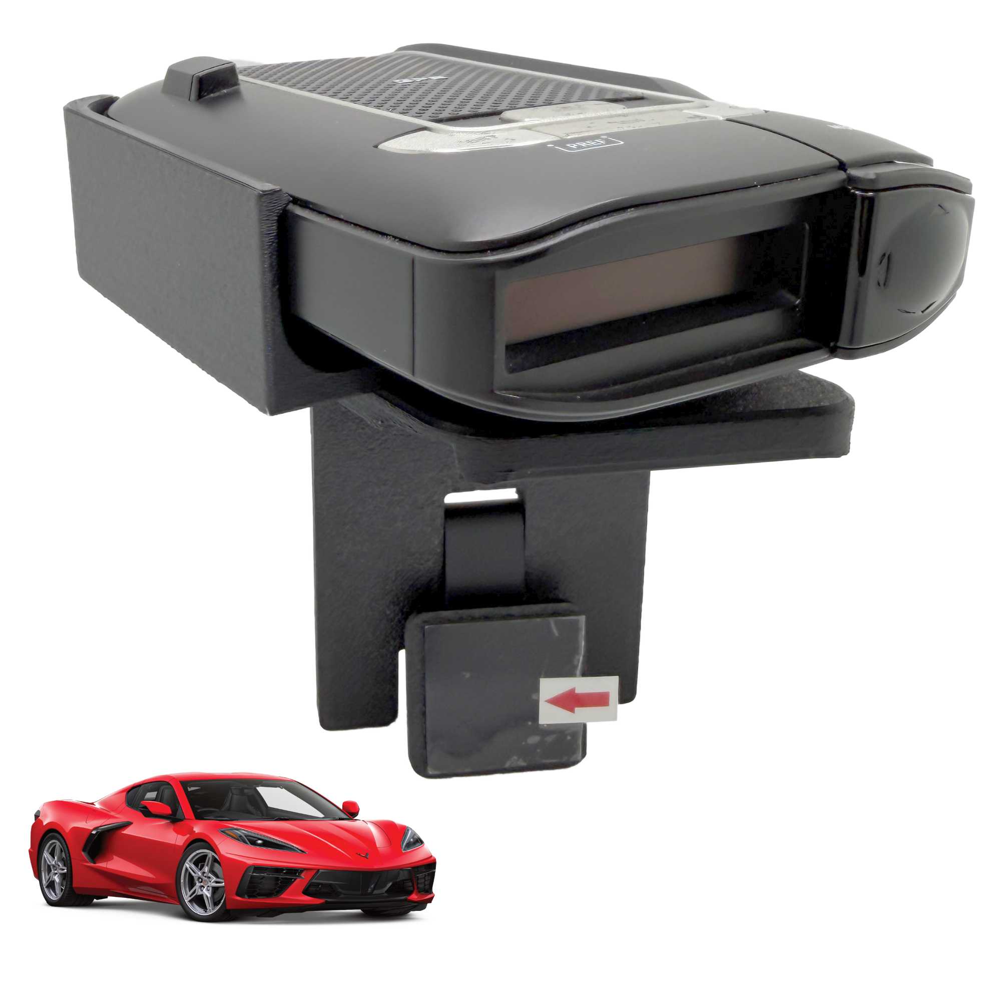 photo of Bartallama3D™ Radar Holder for Escort Max 360 compatible with C8 Corvette
