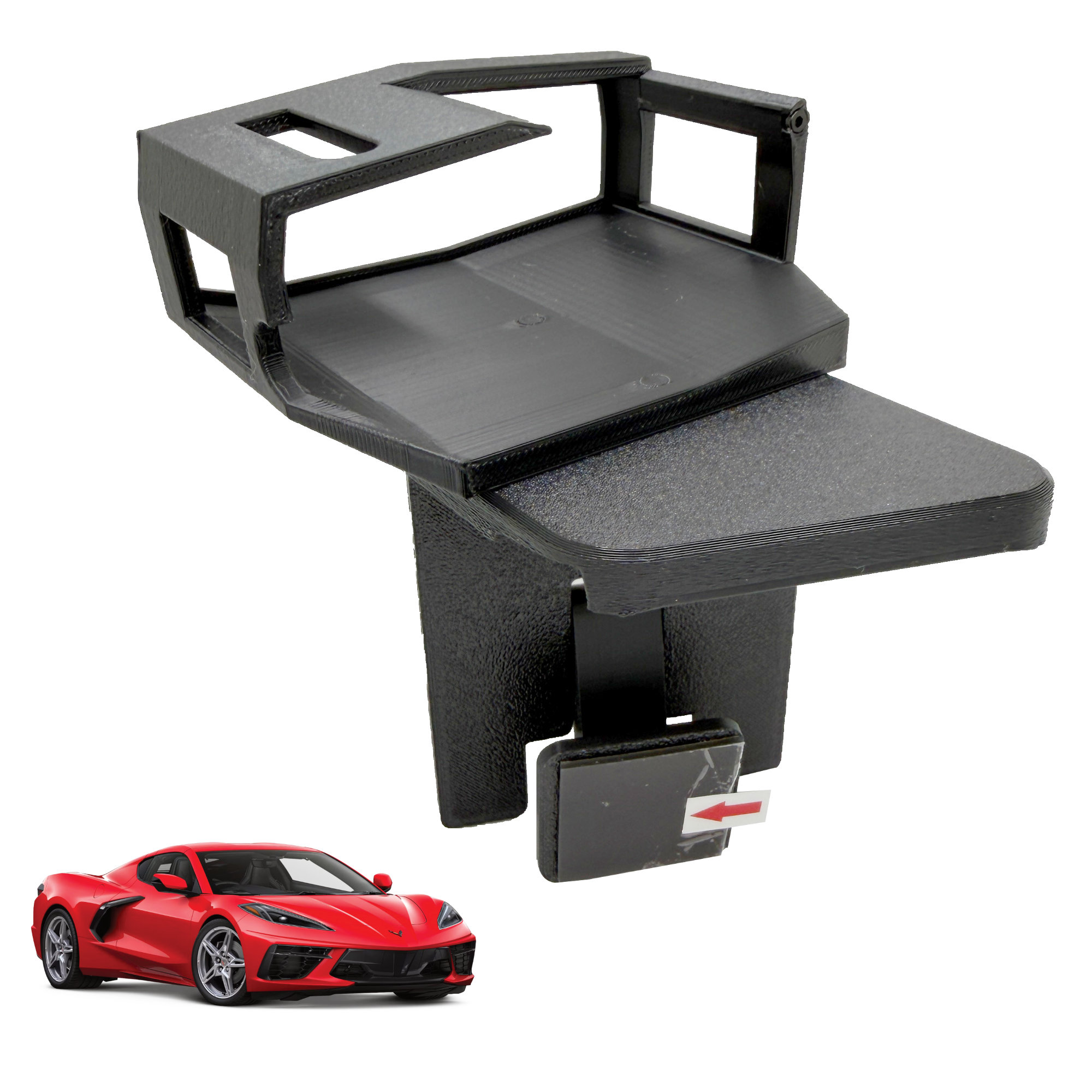 photo of Bartallama3D™ Radar Holder for Uniden R8/R8W compatible with C8 Corvette