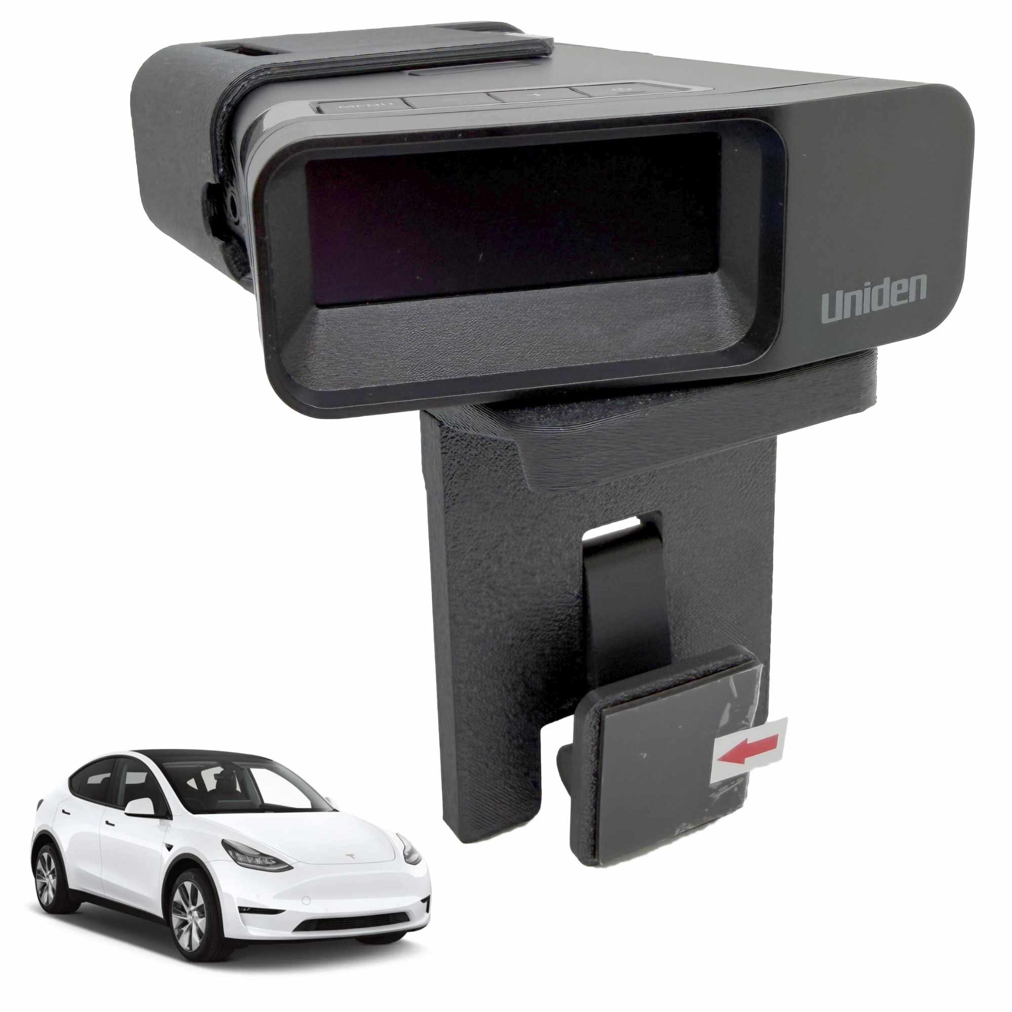 photo of Bartallama3D™ Precision-Fit Radar Holder for Uniden R7 and Tesla