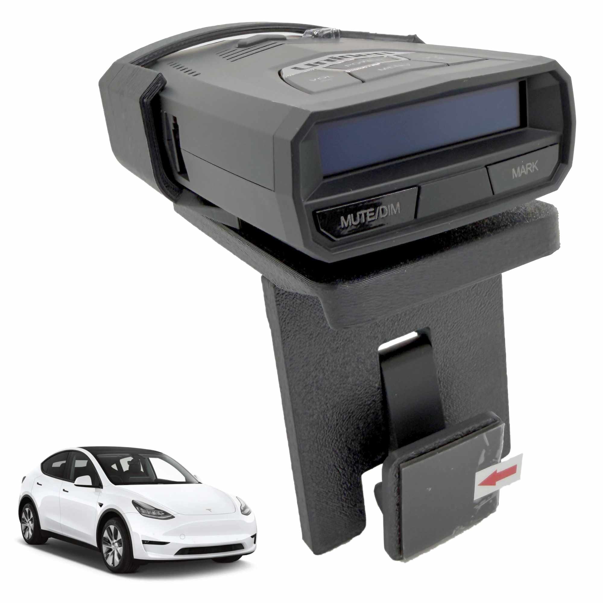 photo of Bartallama3D™ Precision-Fit Radar Holder for Uniden R4/R4W and Tesla
