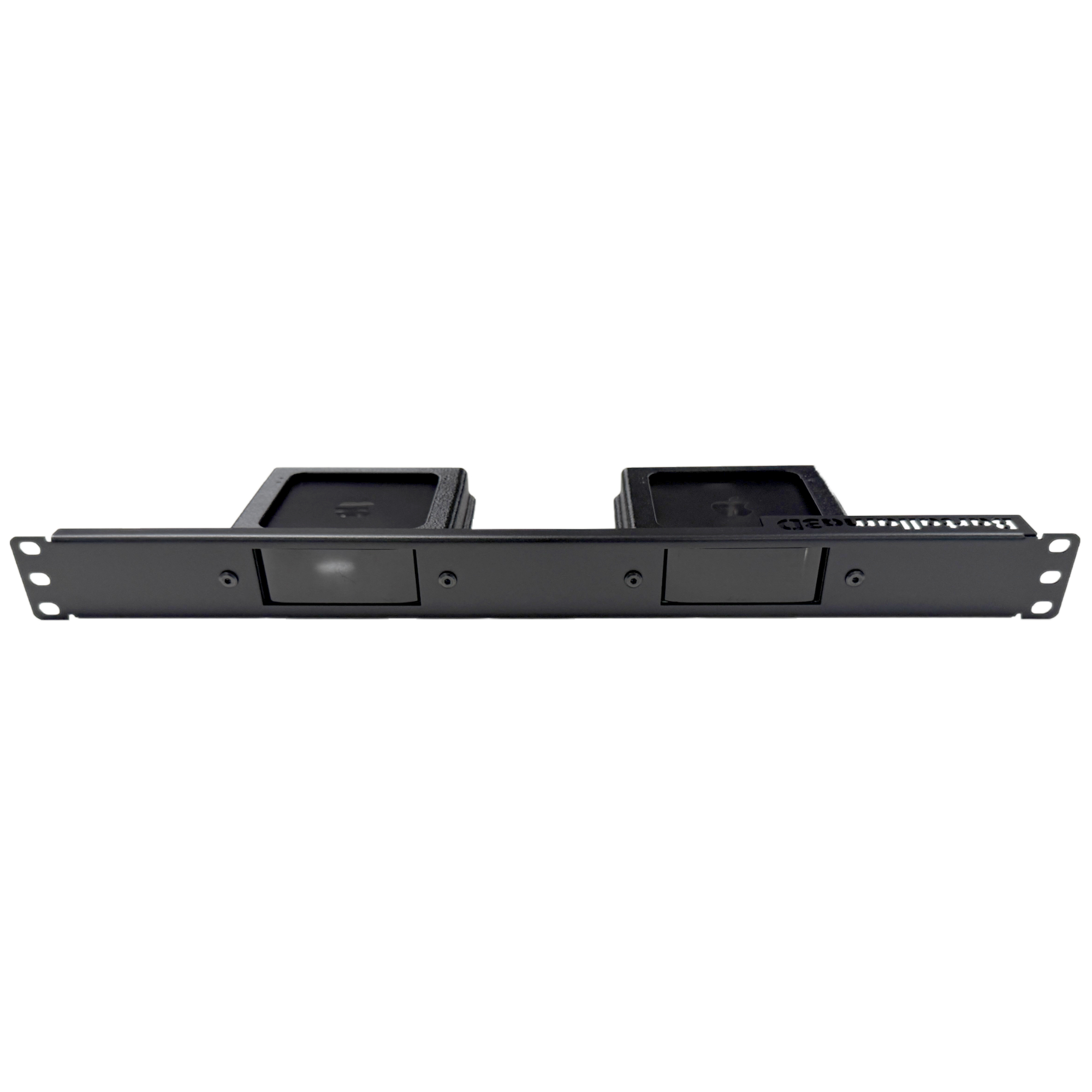 Product photo of the Bartallama3D™ 1U Rackmount for the Apple TV 4K 3rd Generation (2-Slot)
