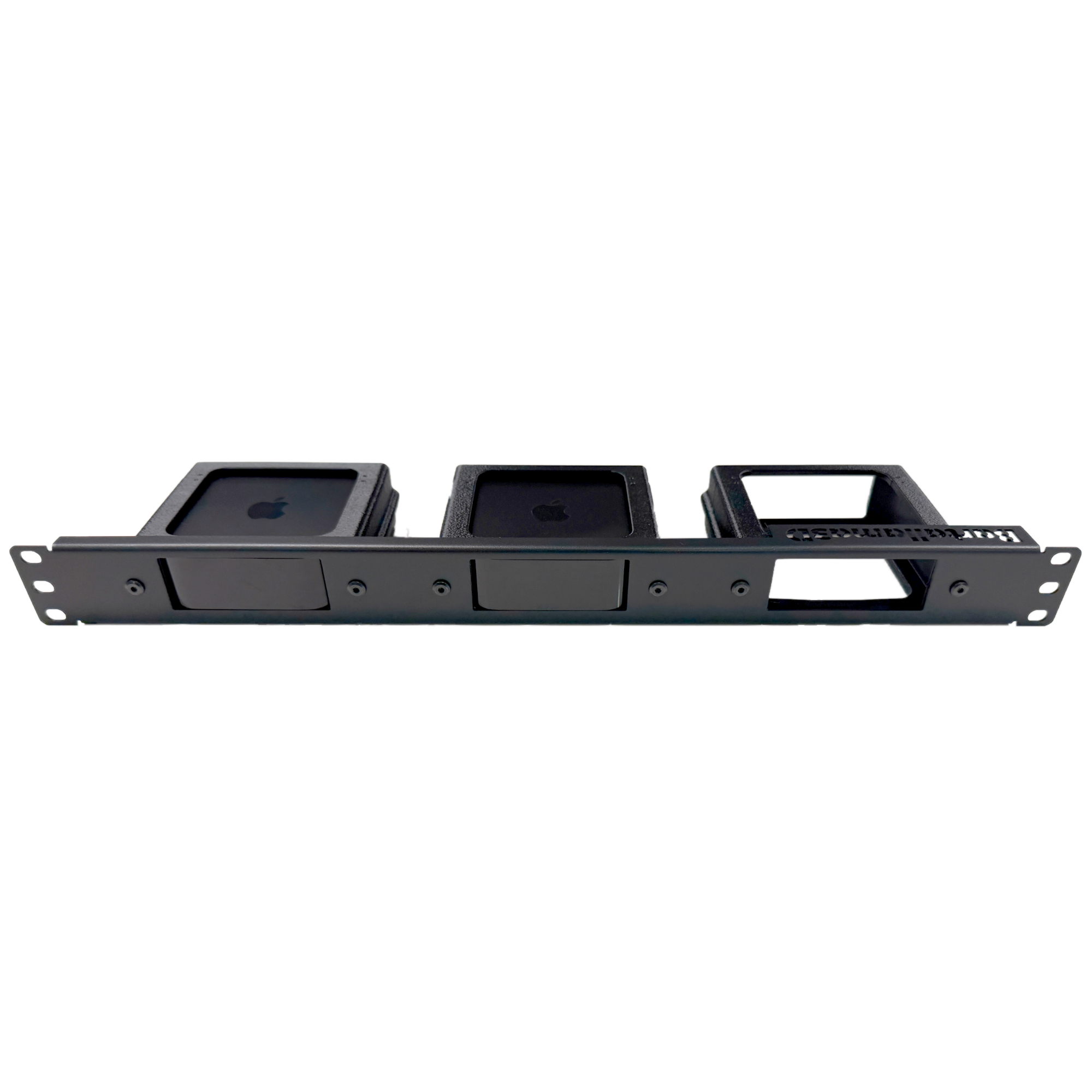 Product photo of the Bartallama3D™ 1U Rackmount for the Apple TV 4K 3rd Generation (3-Slot)